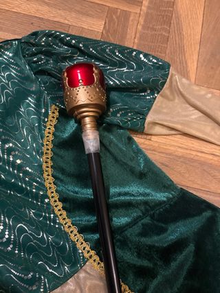 Disfraz Princesa Medieval Verde y Dorado