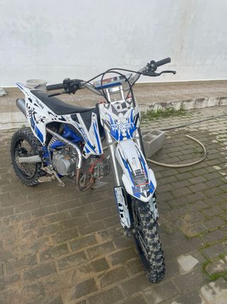 Pit Bike roan racing  140cc Motocross Azul/Blanco