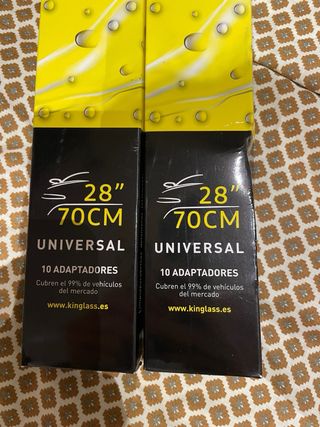 Pack 2 Escobillas Limpiaparabrisas Universales 70C