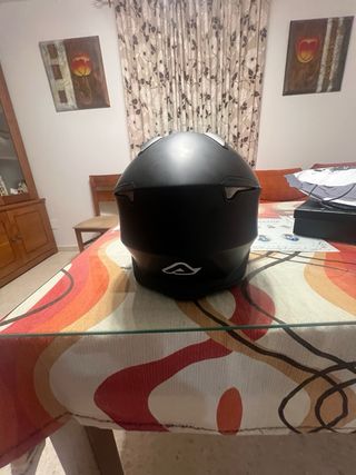 Casco Jet Acerbis Negro