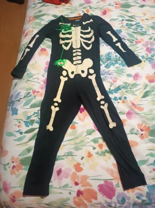 Disfraz esqueleto niño Halloween 7-8 años