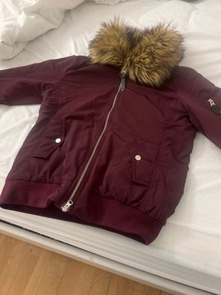 Chaqueta Bomber Granate JAYLA Talla  40 ,