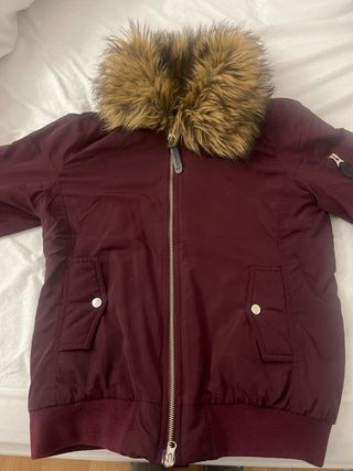 Chaqueta Bomber Granate JAYLA Talla  40 ,