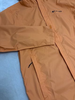 Impermeable Columbia Talla S Naranja