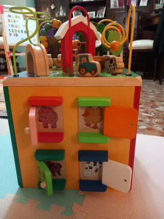 Pack Montessori Cubo Actividades y juego Arco Iris