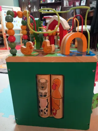 Pack Montessori Cubo Actividades y juego Arco Iris