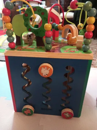 Pack Montessori Cubo Actividades y juego Arco Iris