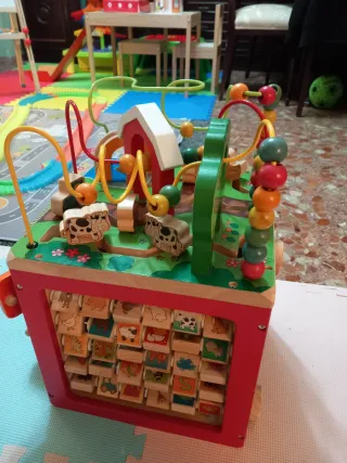 Pack Montessori Cubo Actividades y juego Arco Iris