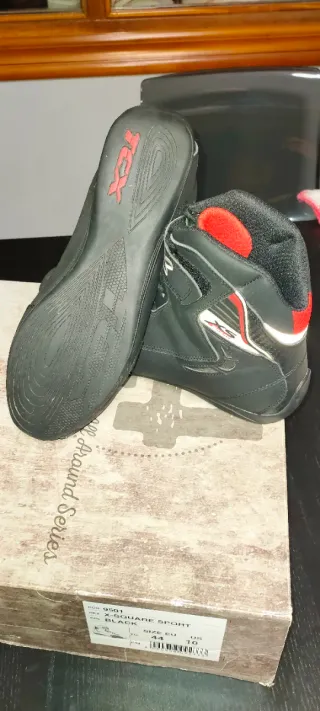 Botas Moto TCX Talla 44 Negras