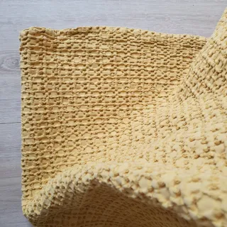 Colcha Algodón Corte Inglés Amarilla