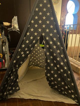 Tipi infantil estrellas gris Lidl