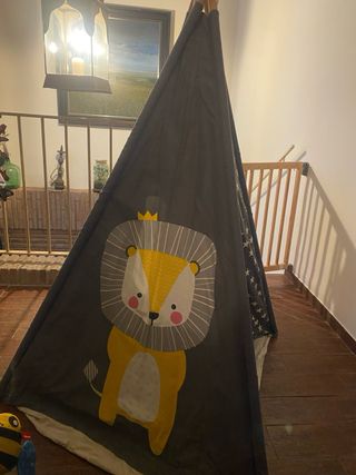Tipi infantil estrellas gris Lidl