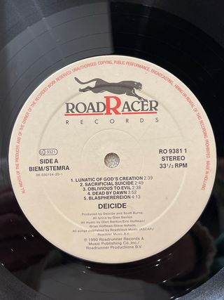 Vinilo “Deicide”