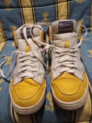 Converse Weapon Blancas y Amarillas