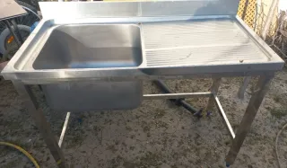 Fregadero industrial acero inoxidable