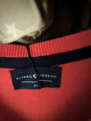 Jersey Alvaro Moreno Hombre Rojo Talla XL