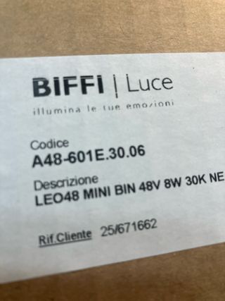 14 faretti LED Aqlus 48V Biffi