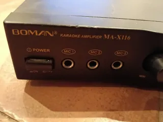 Equipo amplificador de Karaoke con 2 Micrófonos