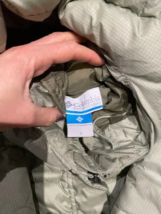 Giubbino lungo Columbia donna verde