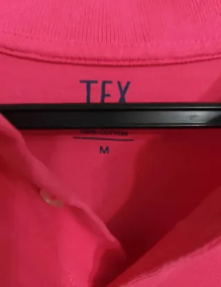 Camisa Polo TCV Rosa Talla M