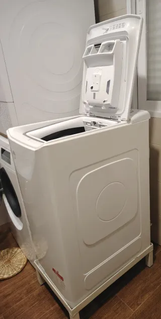 Lavadora Hoover Carga Superior Blanca