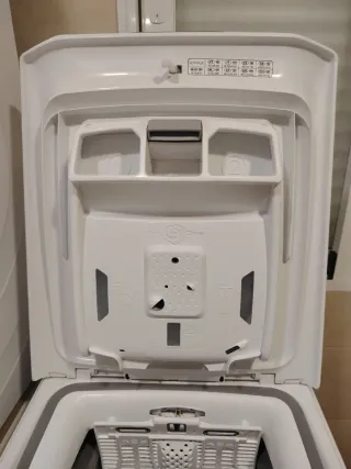 Lavadora Hoover Carga Superior Blanca