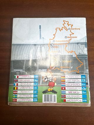 Album de cromos EURO 88 Alemania de Panini