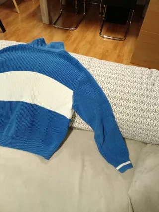 Jersey Lacoste azul y blanco ORIGINAL