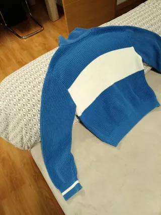 Jersey Lacoste azul y blanco ORIGINAL