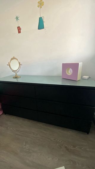 Cajonera IKEA MALM Negra