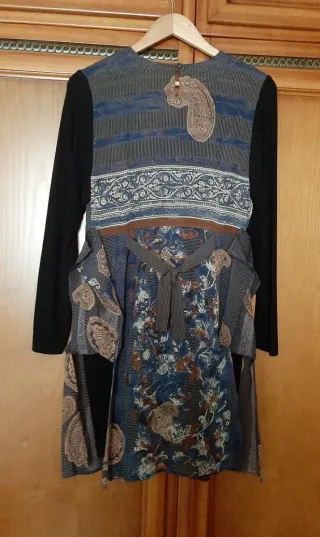 VESTIDO VINTAGE ESTAMPADO DE ELISA RIVERO