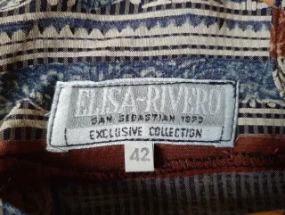 VESTIDO VINTAGE ESTAMPADO DE ELISA RIVERO