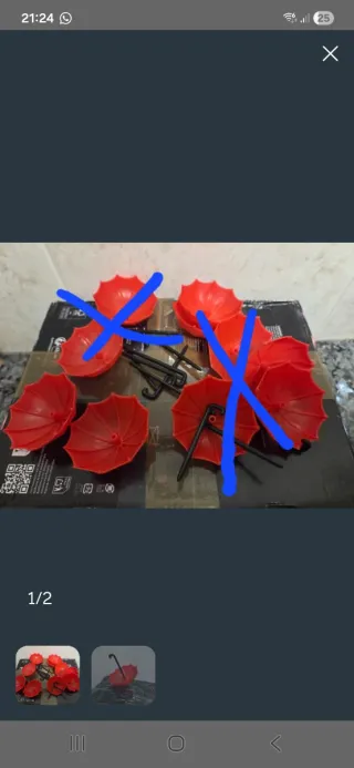 Ombrelli Playmobil Rossi