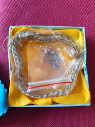 Colgante y pulsera pareja