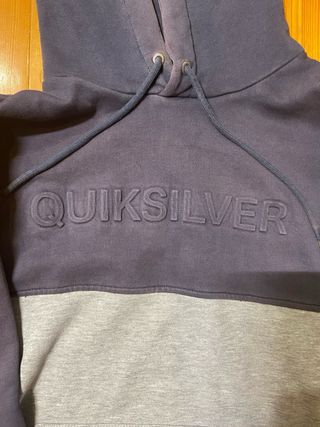 Quiksilver Hoodie Color Block Azul/Cinza
