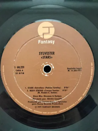 Vinilo LP Sylvester - Stars  R&B Soul (1979)