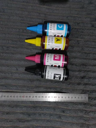 Pack 4 Tintas Rellenables HP/Canon