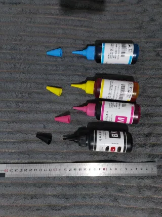 Pack 4 Tintas Rellenables HP/Canon