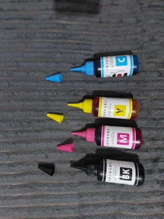 Pack 4 Tintas Rellenables HP/Canon