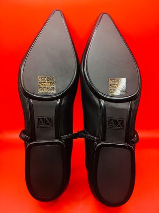 Bailarinas Planas Armani Exchange Originales Negro