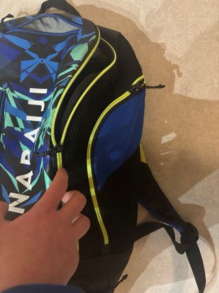 Mochila deportiva Nabaji azul y multicolor