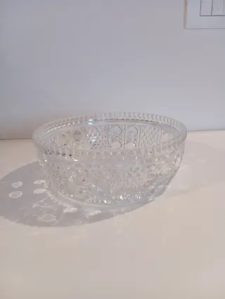 Porta frutta in cristallo