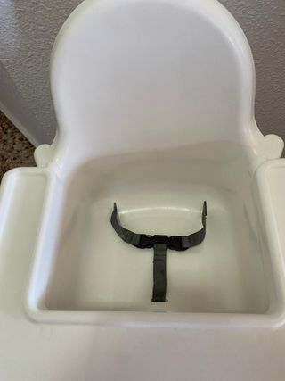 Trona Ikea Blanca con cojín extraíble