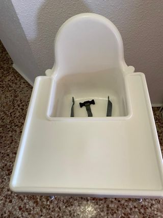 Trona Ikea Blanca con cojín extraíble