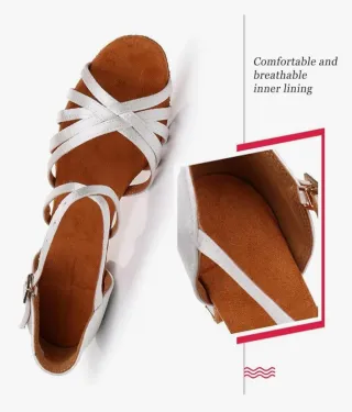 Zapatos Baile Latino Rosefinch Blancos