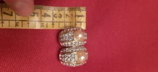 Pendientes Vintage Perla y Circonitas