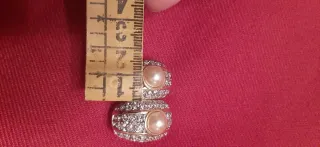 Pendientes Vintage Perla y Circonitas