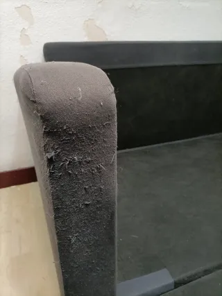 Sofá Cama Ikea Gris Tela