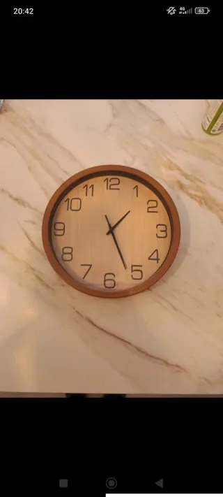 Reloj de Pared Ikea color roble