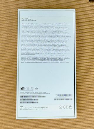 Caja iPhone 15 Pro Max